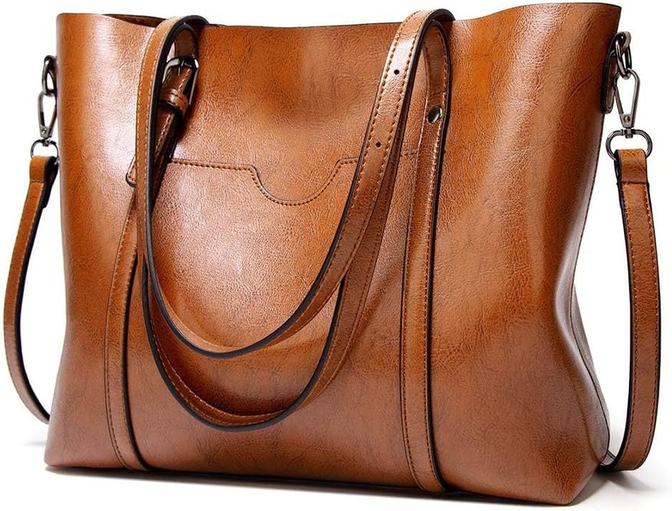 Pahajim Womens PU Leather Purses and Handbags Top Handle Satchel Bags Tote Bags Tote Purses for Women