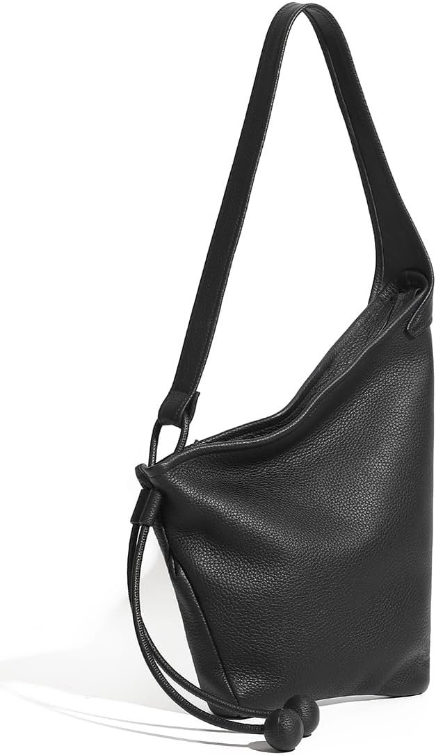 Hobo Bags for Women, Leather Tote Bag, Slouchy Shoulder Purse, Crossbody Handbags with Adjustable Strap