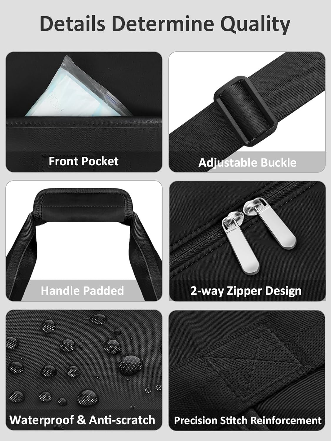 Expandable Travel Duffle Bags Weekender Overnight Bags for Women Men Hospital Bag for Women Labor Delivery with Toiletry Bag Waterproof - Image 4