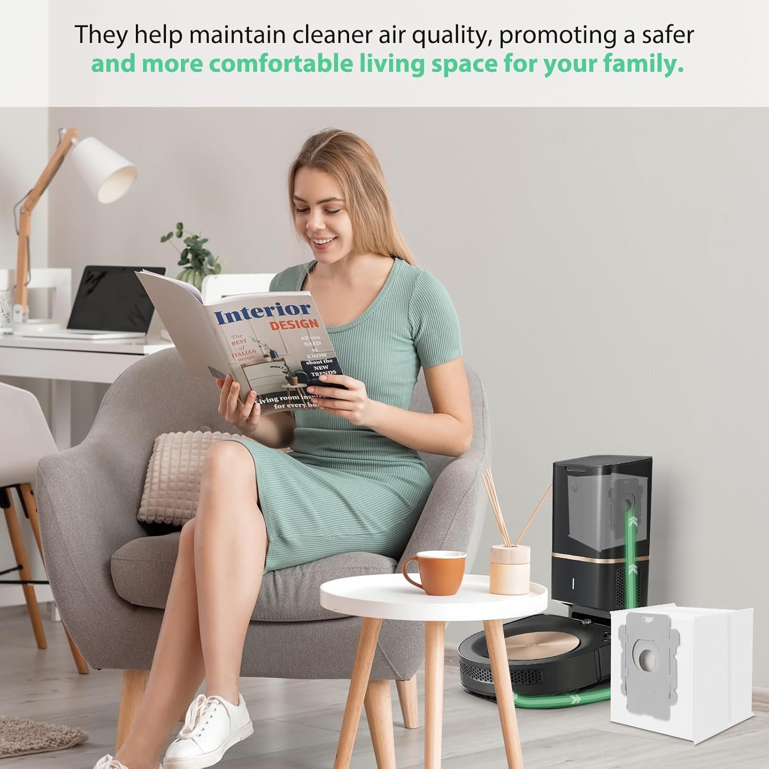 20 Pack High Capacity Vacuum Bags – Compatible with iRobot Roomba i & j Series, s9+ & Combo Models – Premium Replacement Dirt Disposal Bags for i7+, j7+, s9+, and More - Image 7