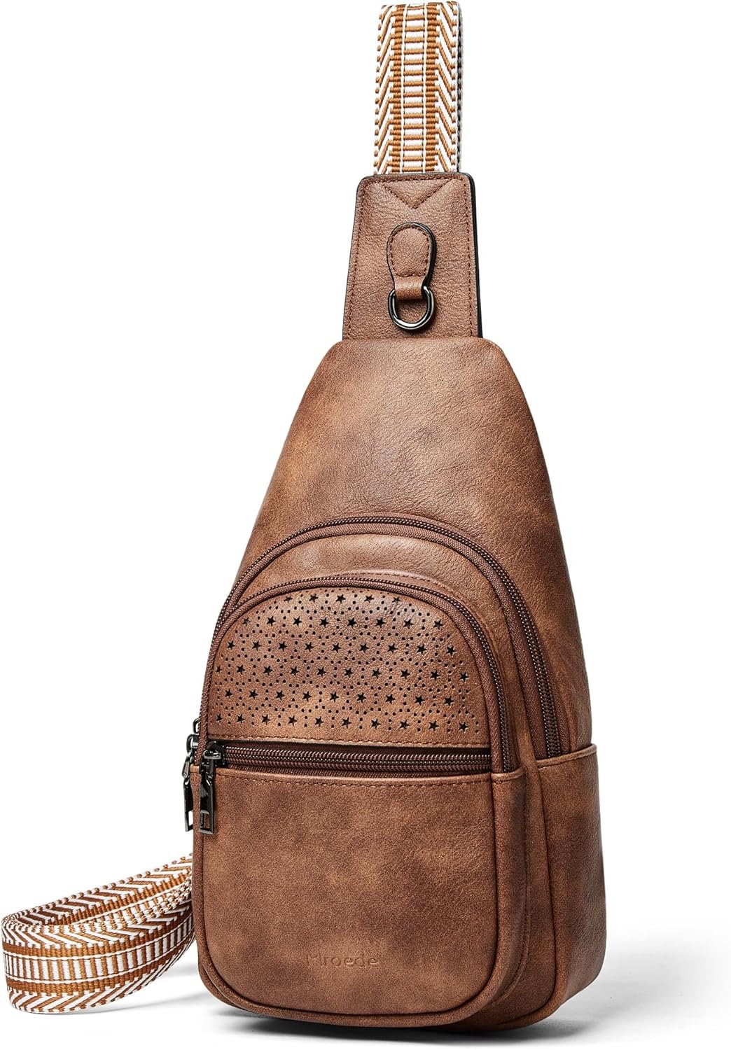 Crossbody Bags for Women 4-Pockets Sling Bag Fanny Pack Chest Purse Backpack Casual Daypacks Travel Shopping - Image 8