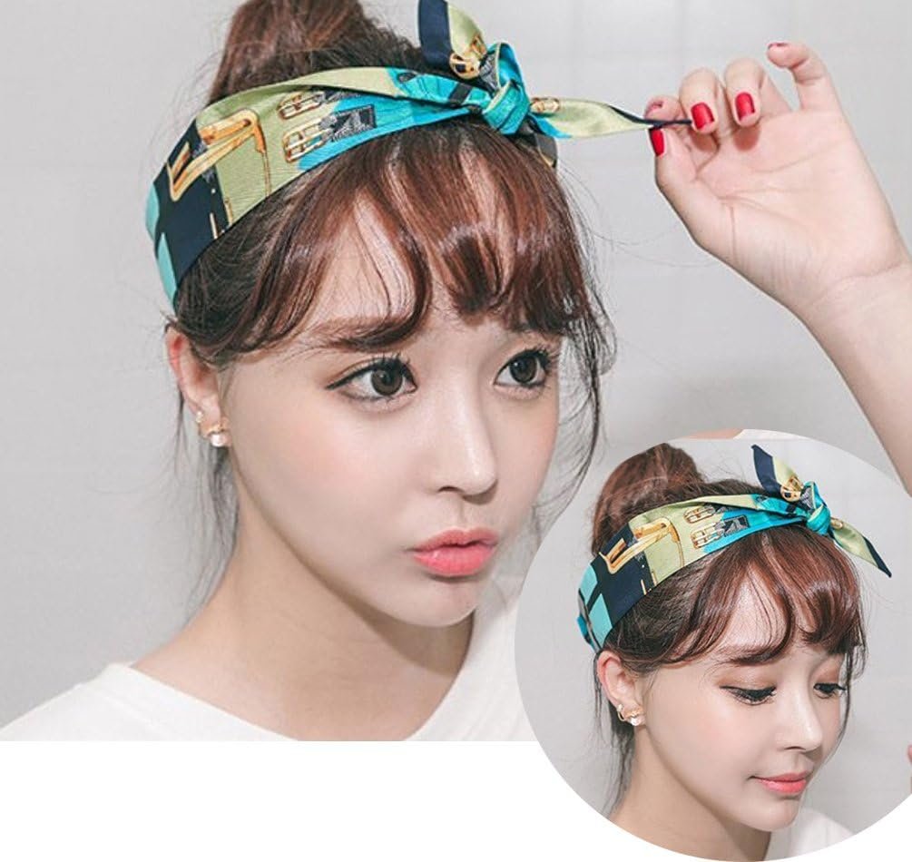 kcctoo 2/6/10Pack Scarf Bags for Women Handbag Scarfs Band Hair Neck Scarves Fashion Gifts - Image 4