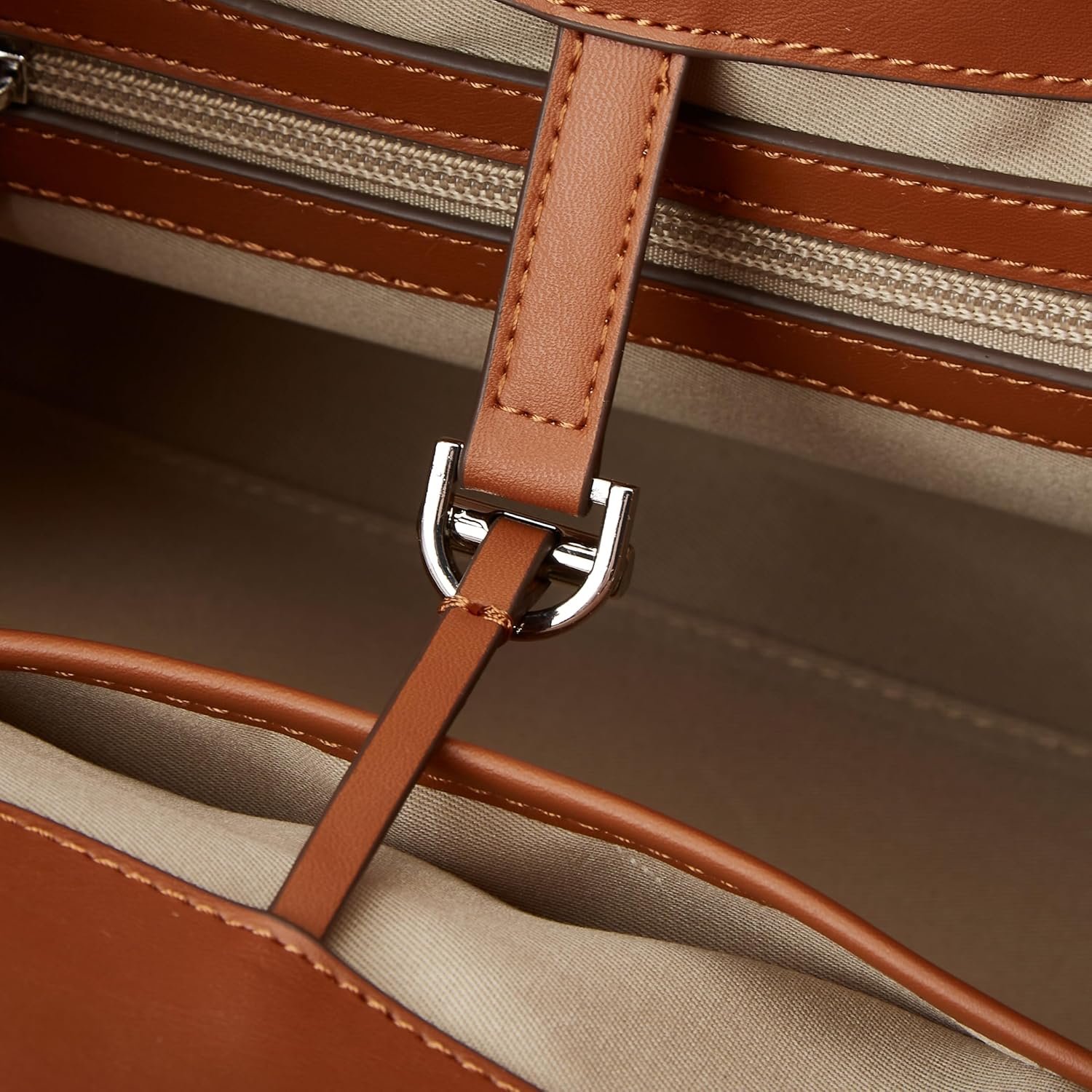 Vegan Leather Tote Bags for Women Large Tote Retro Top-handle Bag Trendy Work Bag PU Leather Purses - Image 6