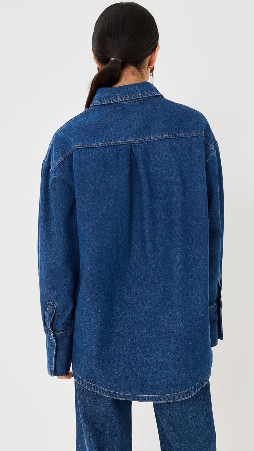 Lioness Women's Off Duty Denim Shirt - Image 4