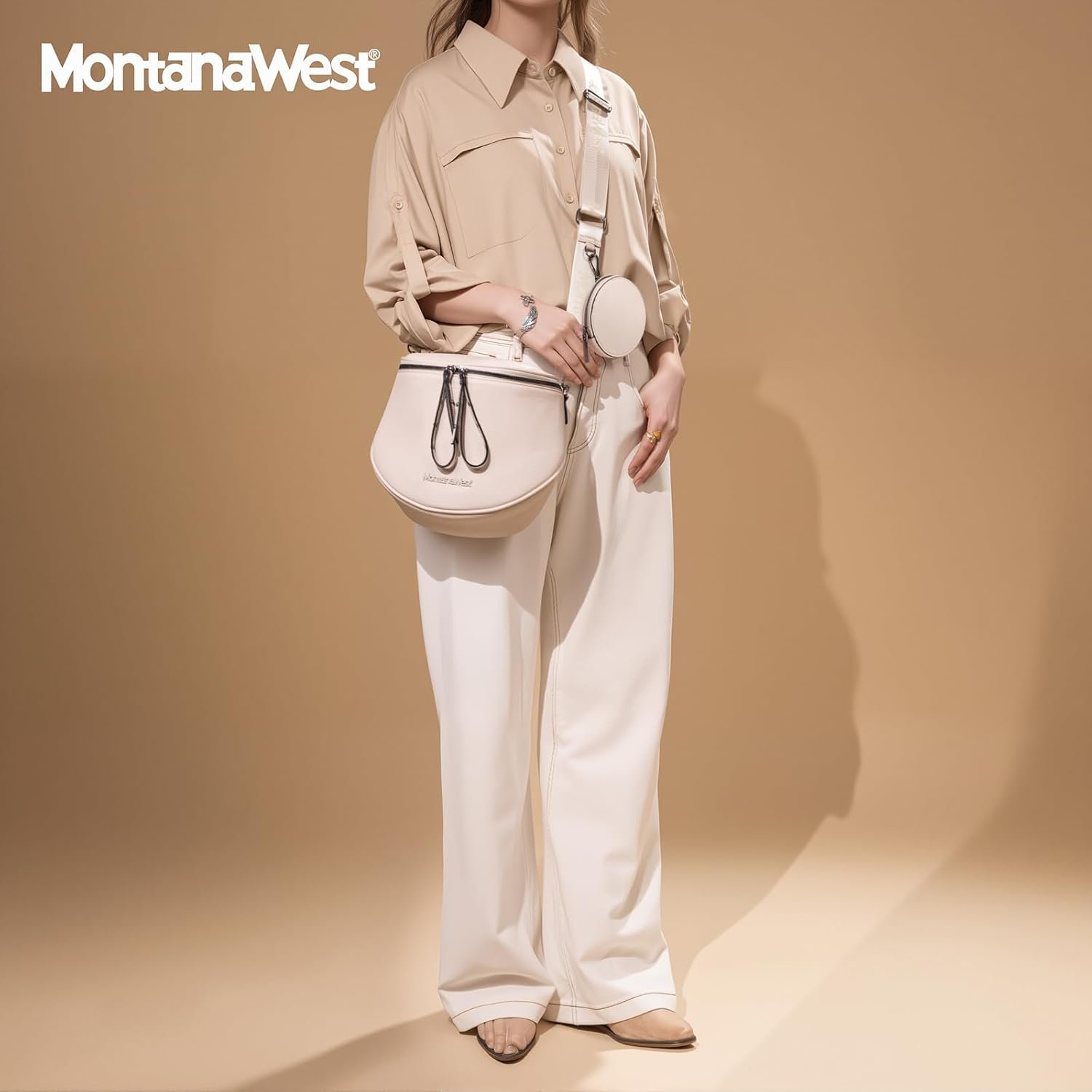 Montana West Large Crossbody Bags for Women Bum Bag Sling Purse with Adjustable Strap - Image 2