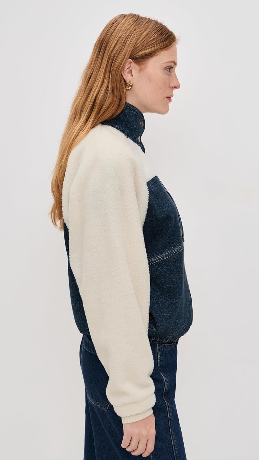 rag & bone Women's Miramar Fleece Sherpa Popover - Image 5