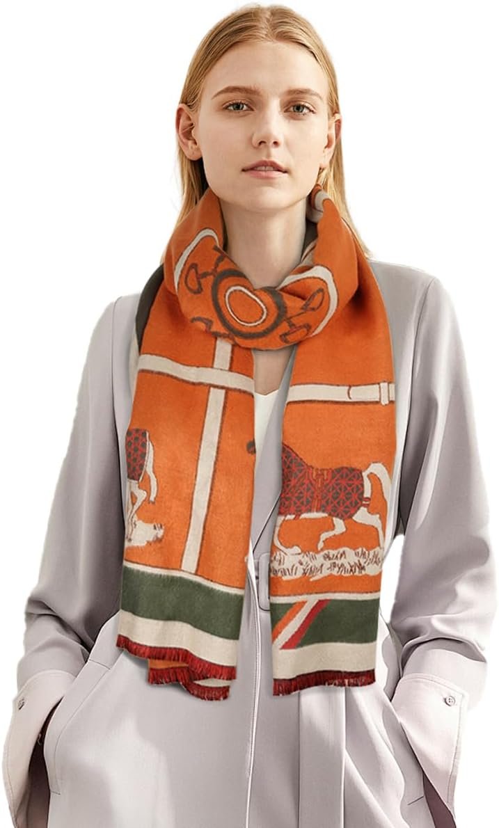 EXTREE Scarfs for Women Pashmina Silky Shawl Wrap for Evening Dressing Blanket Open Front Poncho Cape - Image 4