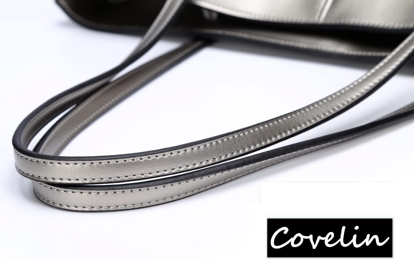 Covelin Women's Handbag Genuine Leather Tote Shoulder Bags Soft Hot - Image 7