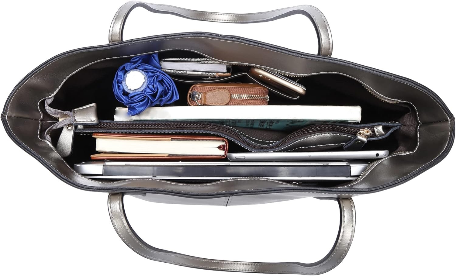 Covelin Women's Handbag Genuine Leather Tote Shoulder Bags Soft Hot - Image 6