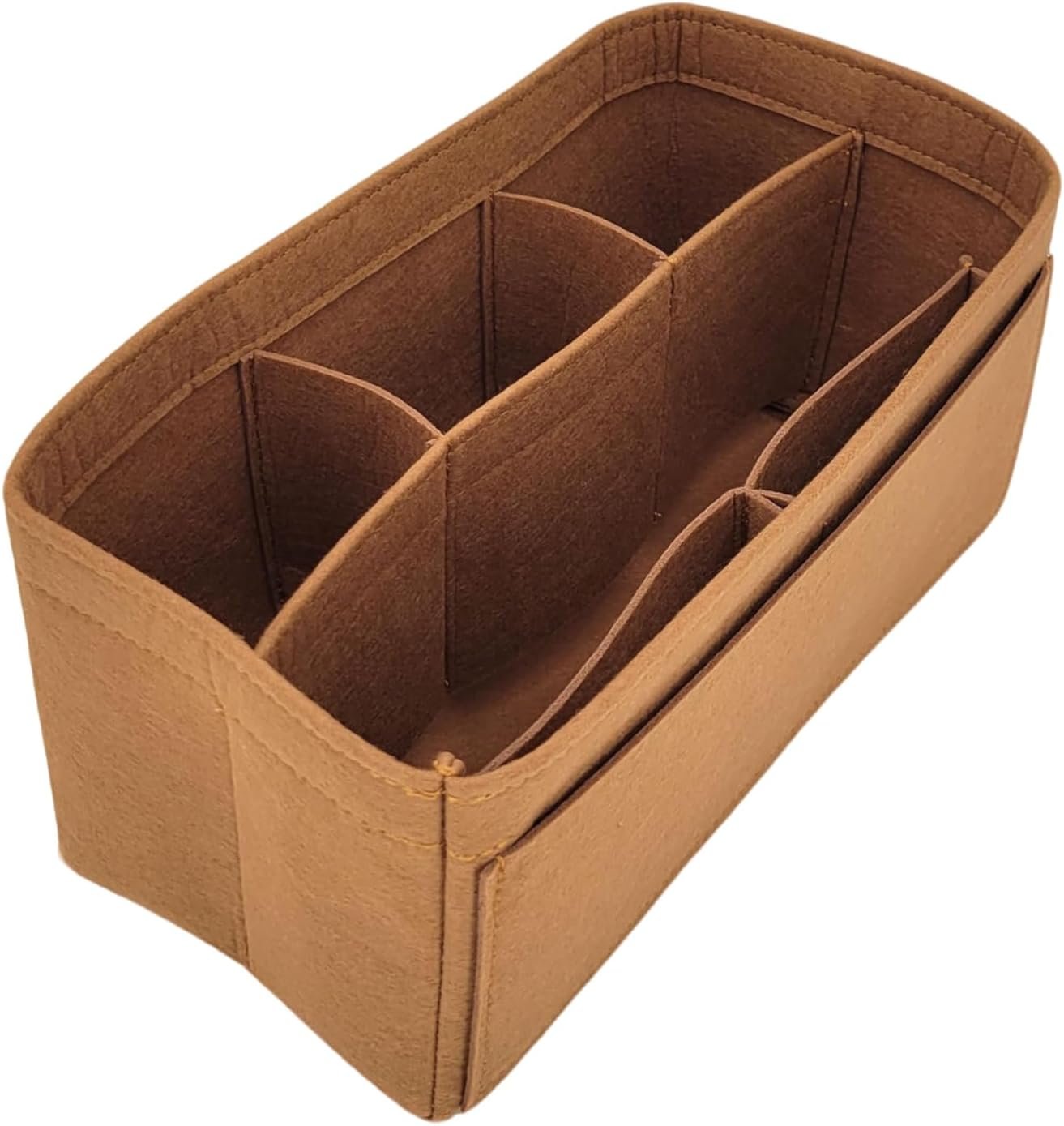 Handbag Organizer for Bir.kin 25/30/35/40,Bir.kin 25/30/35 Organizer Insert (Brown, for Birkin 40) - Image 4