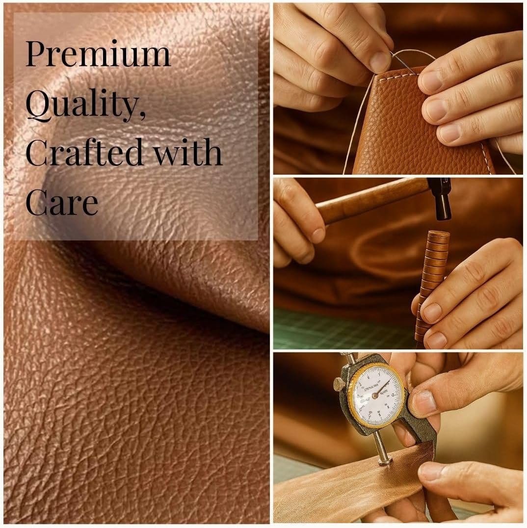 Leather Bucket Bag – Premium Leather Satchel with Drawstring Pouch, Mini Lock Design - Image 3