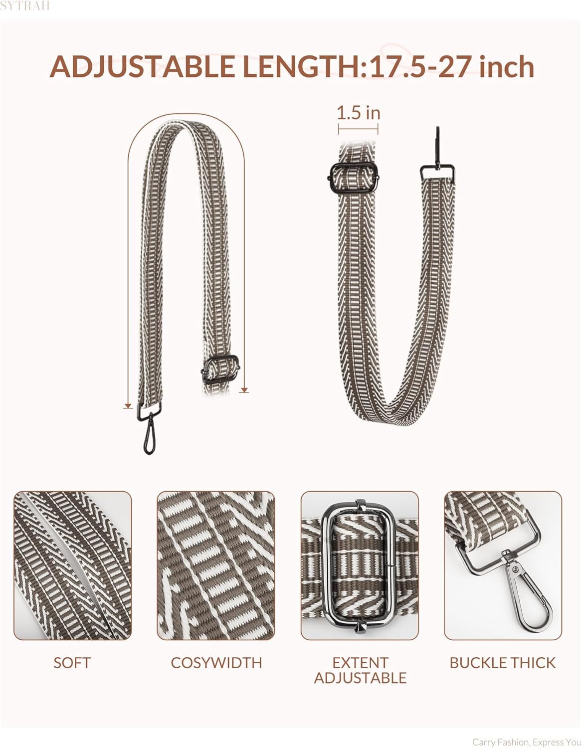 Sling Bag for Women, Crossbody Bags Purse for Women Trendy Vegan Leather Fanny Pack with Adjustable Strap - Image 9