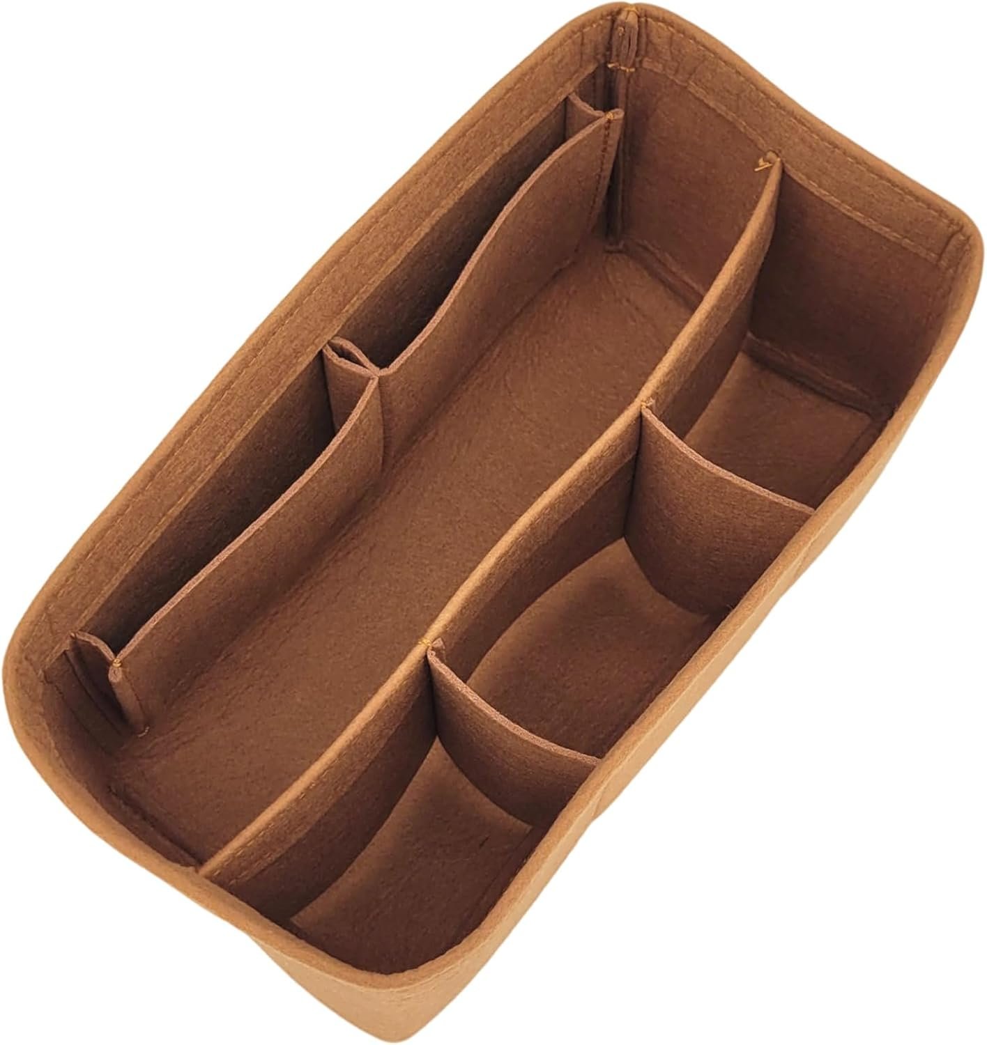 Handbag Organizer for Bir.kin 25/30/35/40,Bir.kin 25/30/35 Organizer Insert (Brown, for Birkin 40) - Image 2