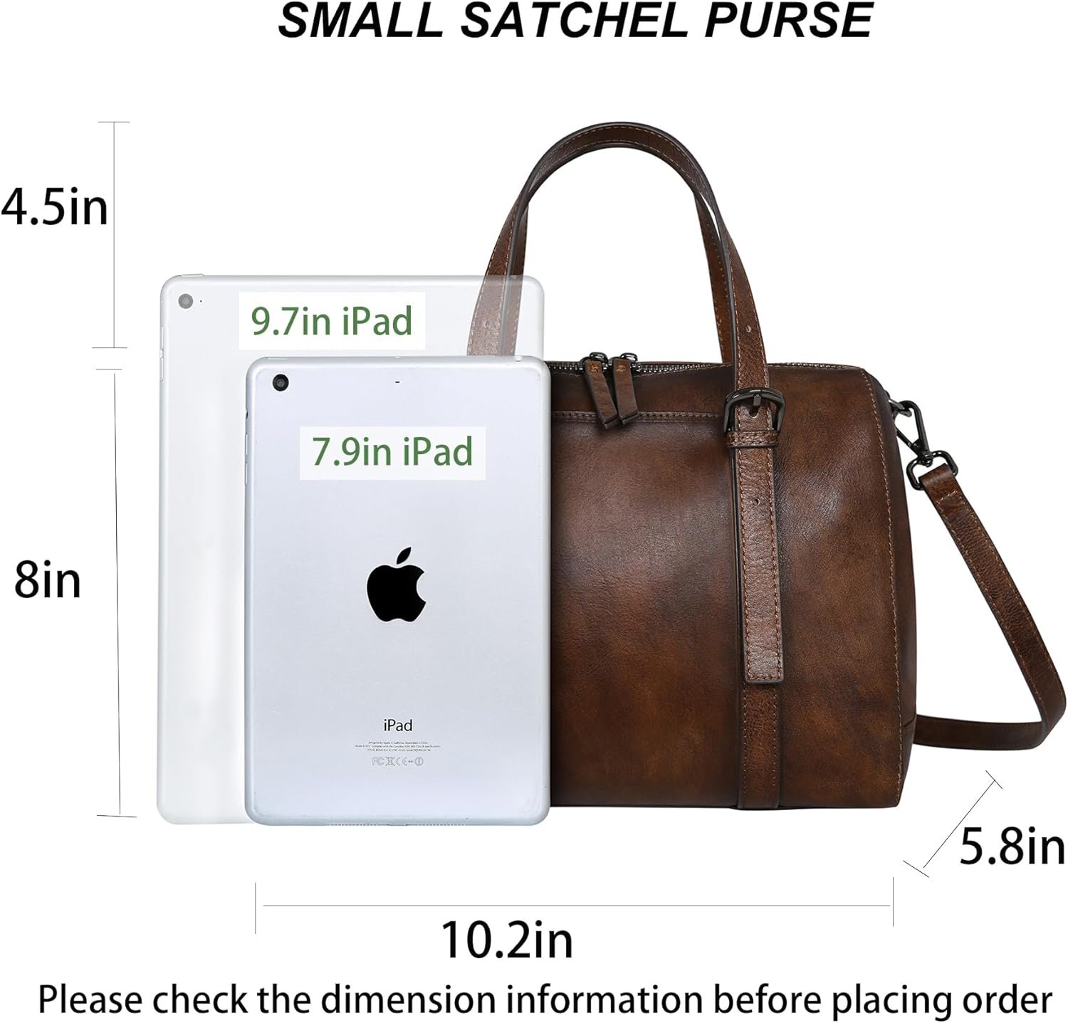 Iswee Genuine Leather Purses for Women Designer Hobo Crossbody Bag Satchel Handbags Top Handle Purses for Travel - Image 3