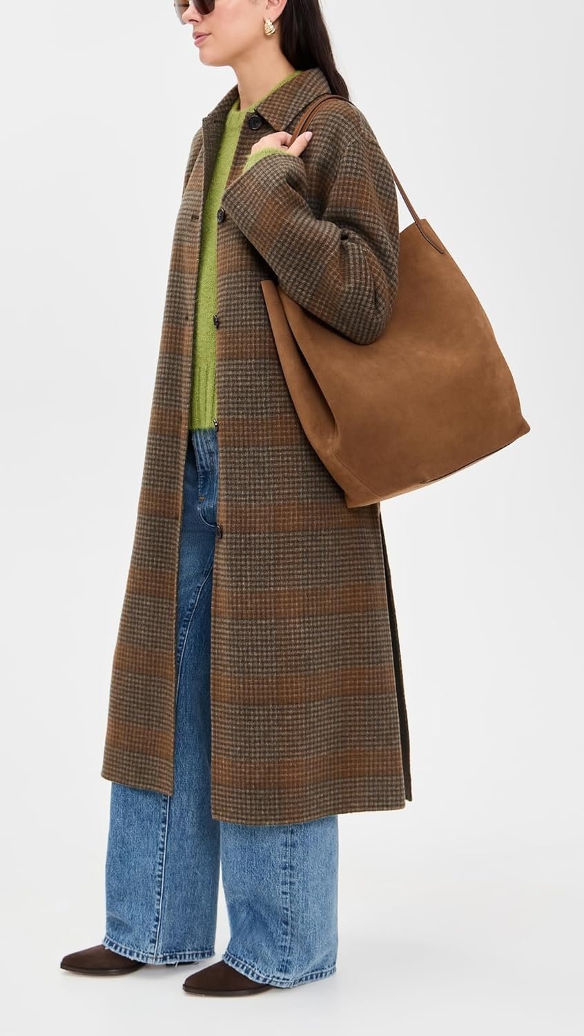 Madewell Women's The Oversized Shopper Tote in Soft Grain Suede - Image 2