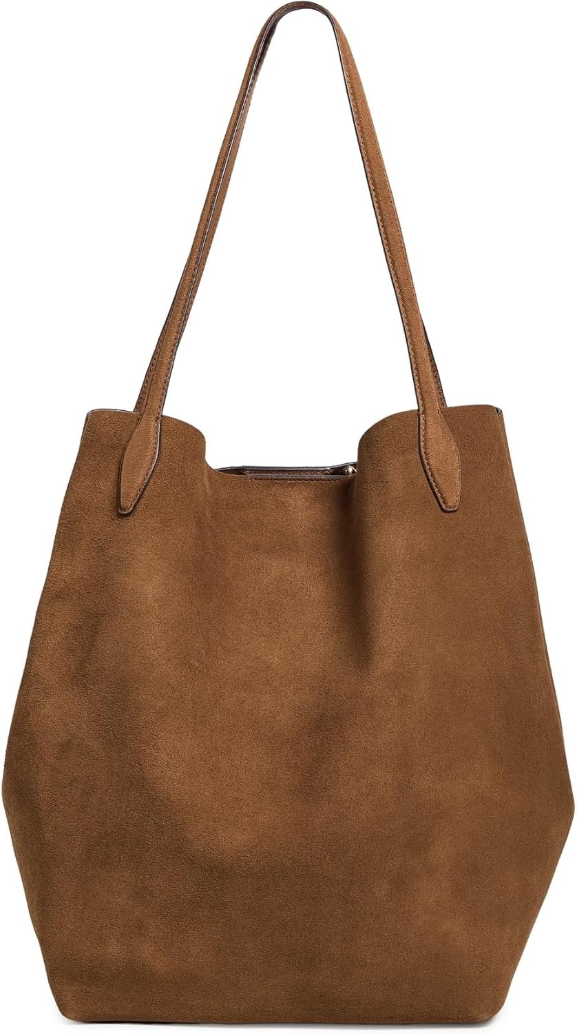 Madewell Women's The Oversized Shopper Tote in Soft Grain Suede