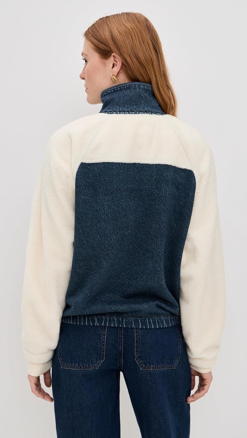 rag & bone Women's Miramar Fleece Sherpa Popover - Image 4