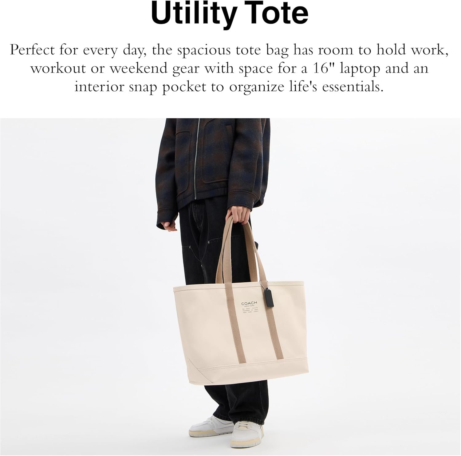 COACH mens Utility Tote - Image 3