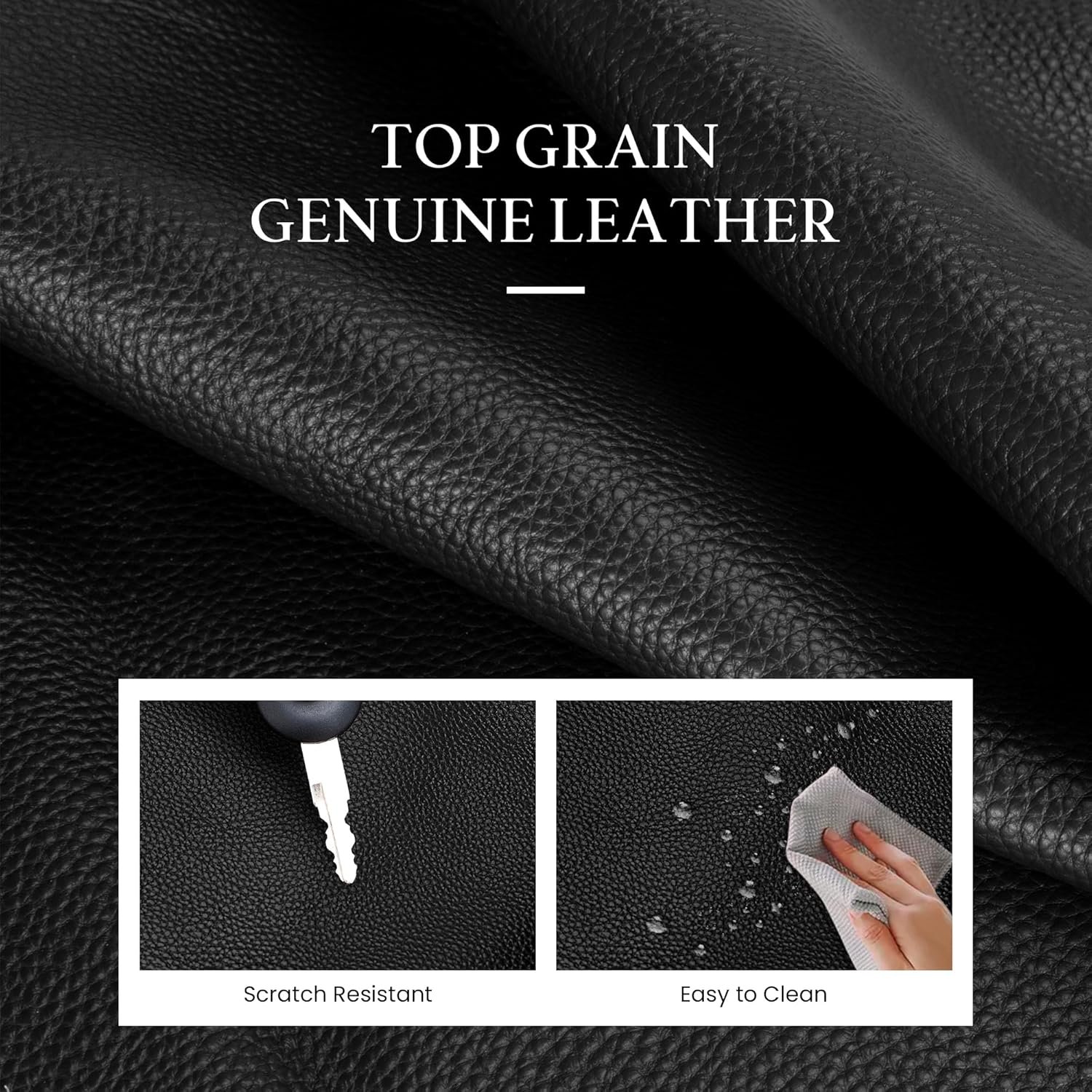 befen Genuine Leather Tote Bag for Women Work, Women's Tote Handbags Shoulder Satchel Purse with Compartments and Tassel - Image 4