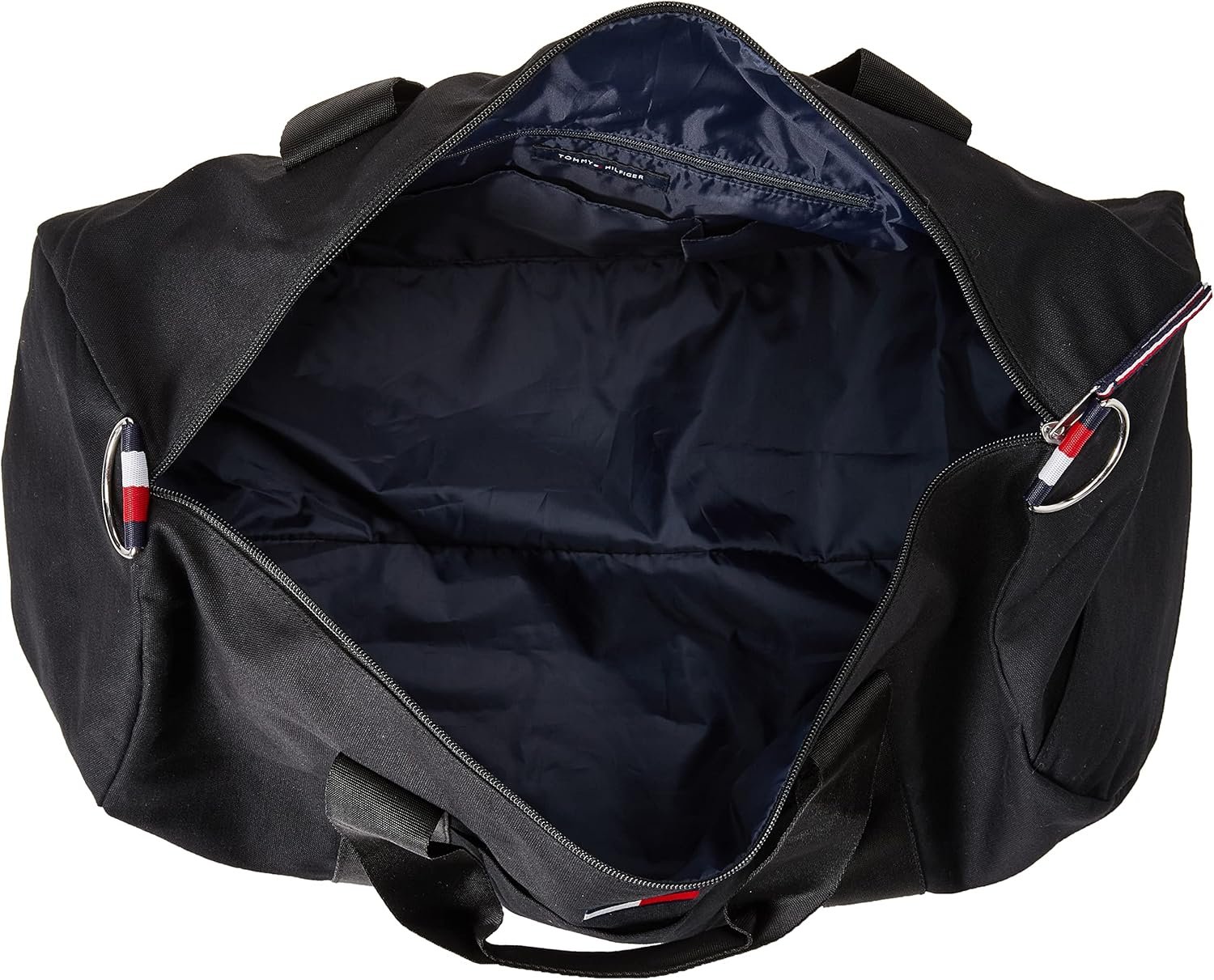 Tommy Hilfiger mens Ardin Duffle Bag, Th Deep Black, One Size US - Image 5