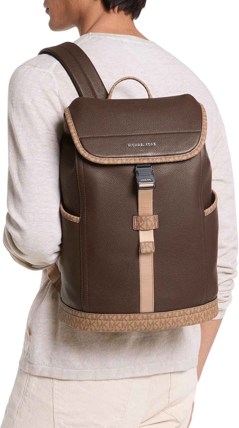 Michael Kors Men's Hudson Slim Flap Backpack - Image 4