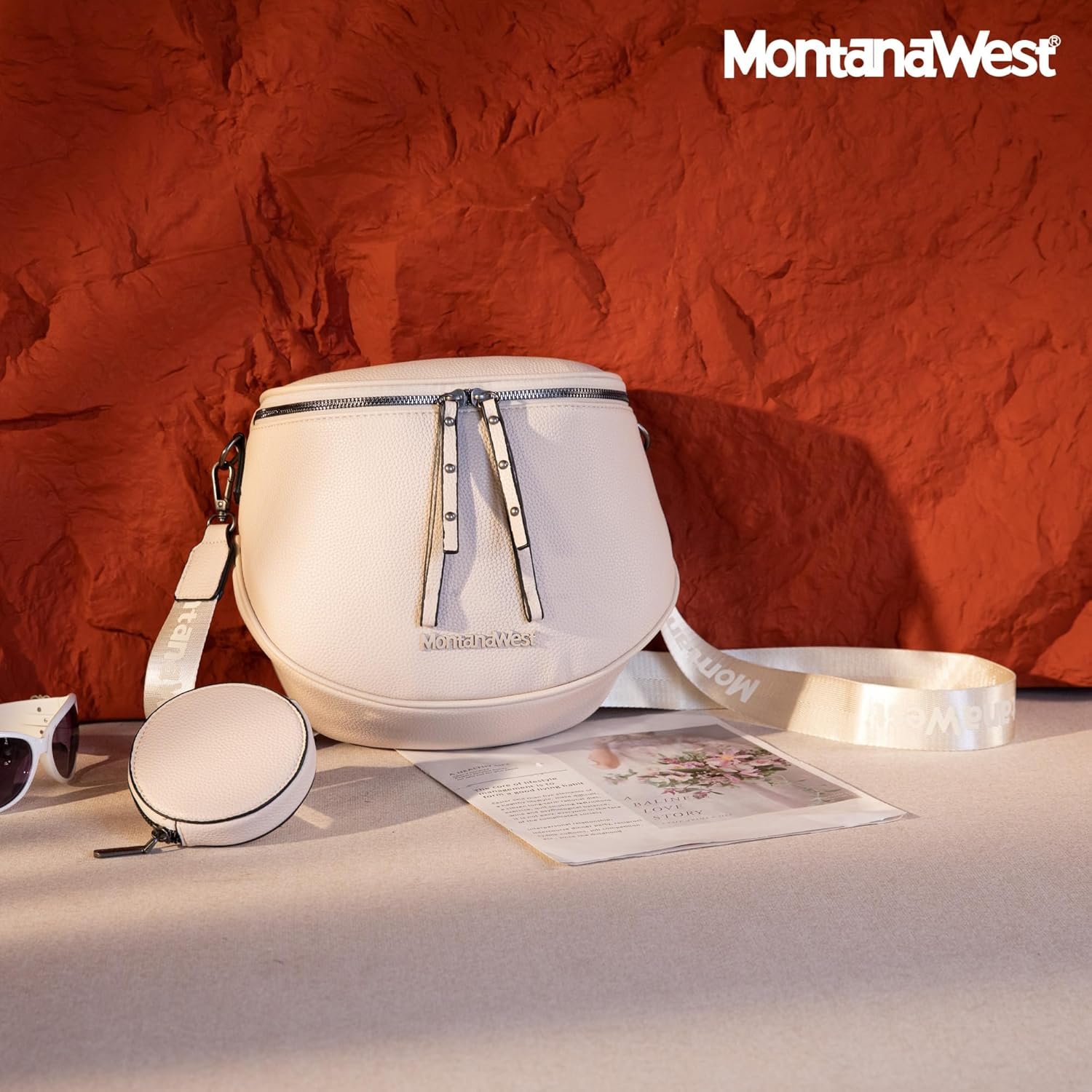 Montana West Large Crossbody Bags for Women Bum Bag Sling Purse with Adjustable Strap - Image 8