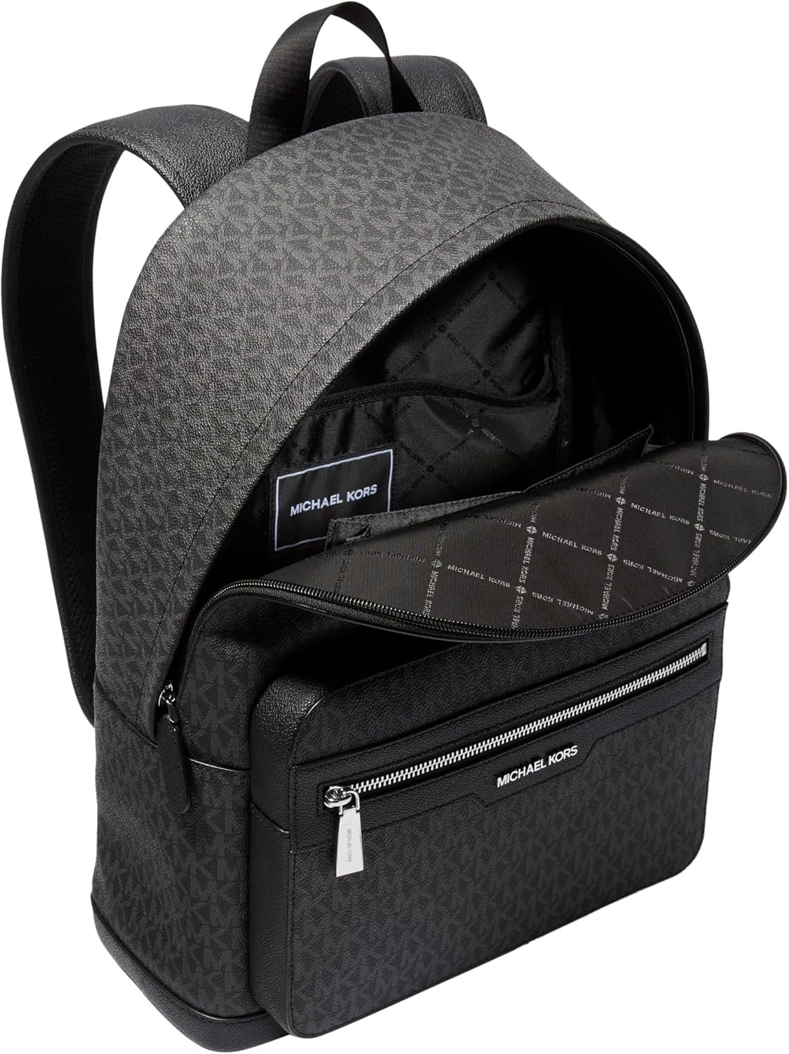 Michael Kors Men's Malone Backpack, Black, One Size - Image 2