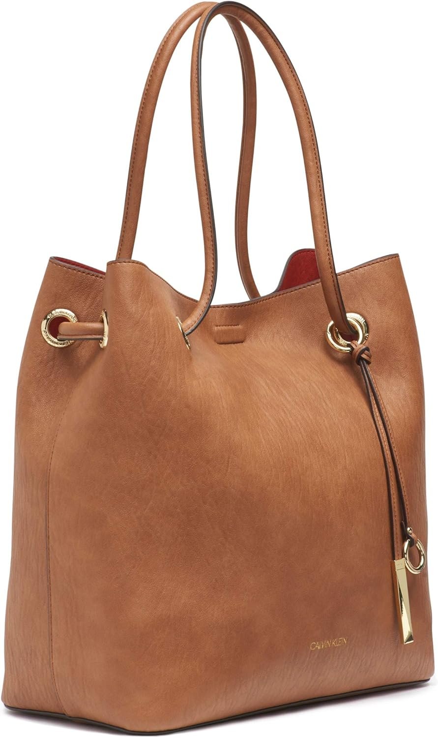 Calvin Klein Gabrianna Bubble Lamb North/South Key Item Tote - Image 9