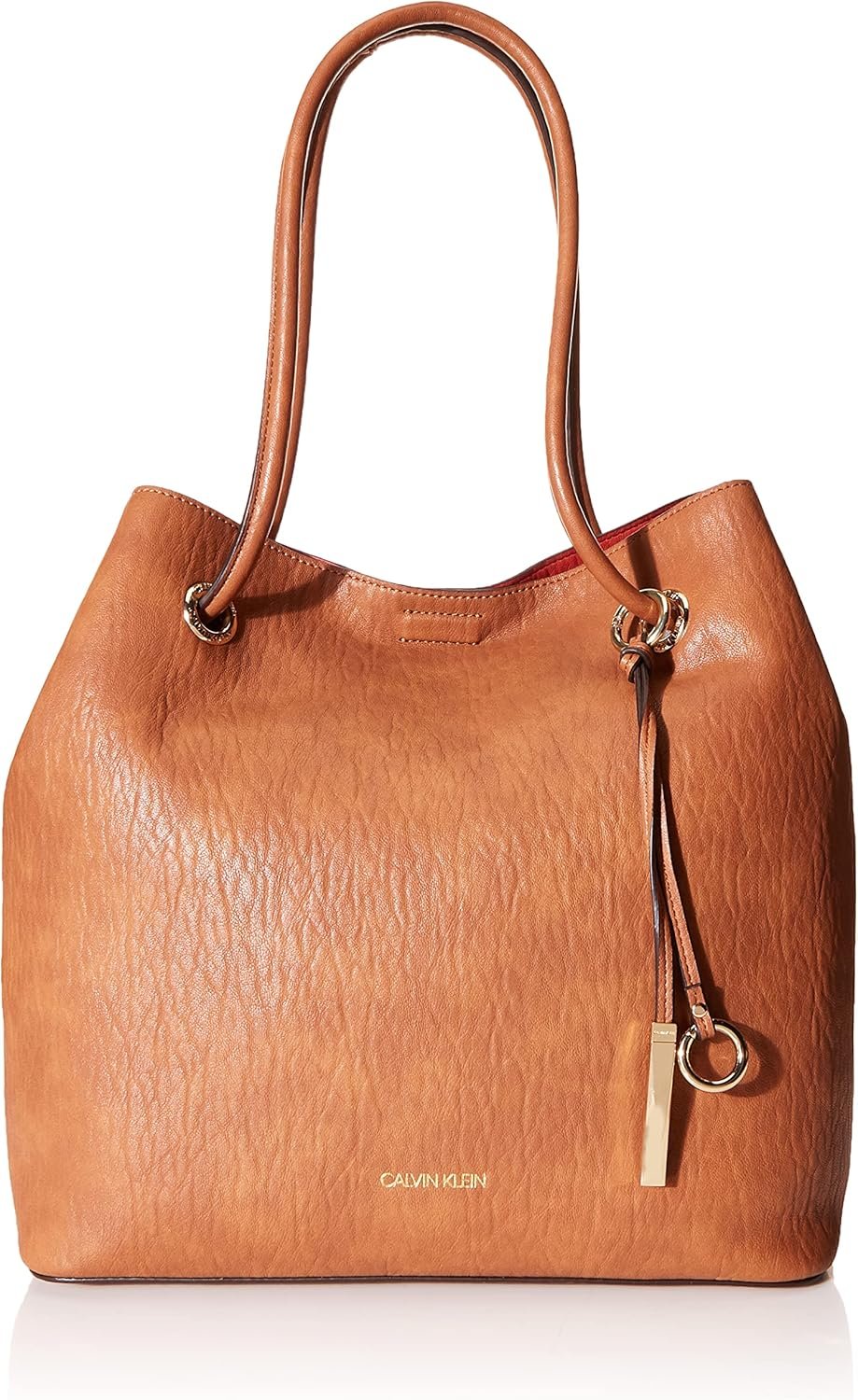 Calvin Klein Gabrianna Bubble Lamb North/South Key Item Tote