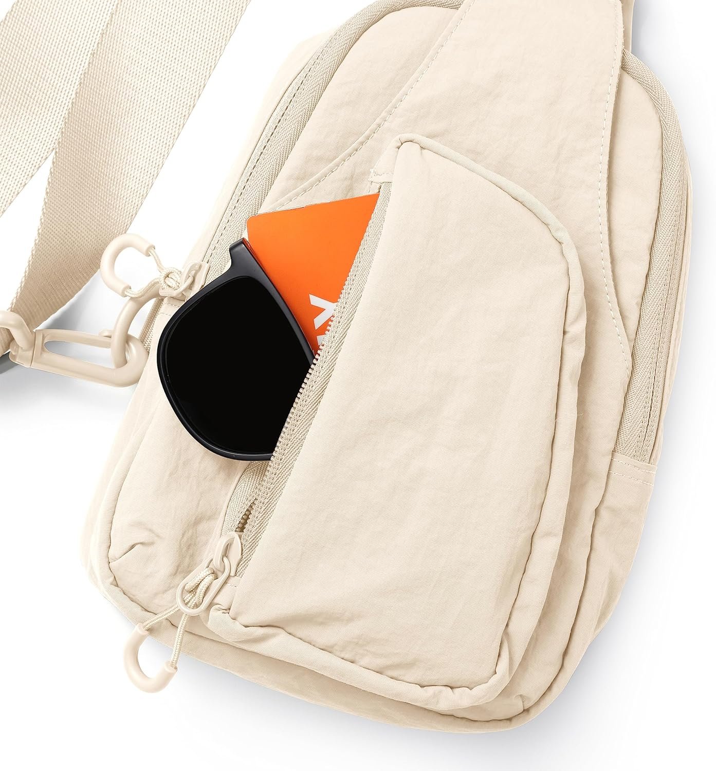 ODODOS Daily Sling Bag with Adjustable Straps Crossbody Chest Bag Lightweight Small Backpack for Casual Traveling Hiking - Image 4